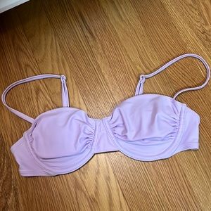 purple bikini top